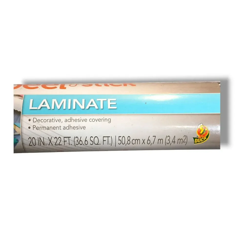 Duck Laminate Peel & Stick Contact Paper Set of 2 Rolls 20in x 22ft Zebra Print